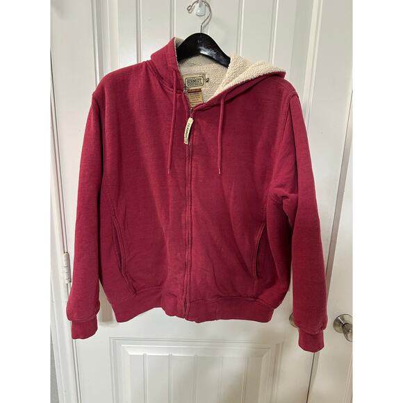 CE Schmidt Workwear Jacket Womens XL Sherpa Fleece Lined Coat Full Zip Fall - Picture 16 of 16